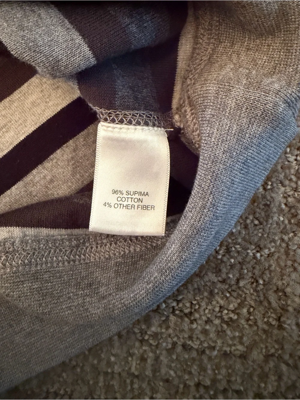 Cremieux Quarter-Zip Striped Sweater